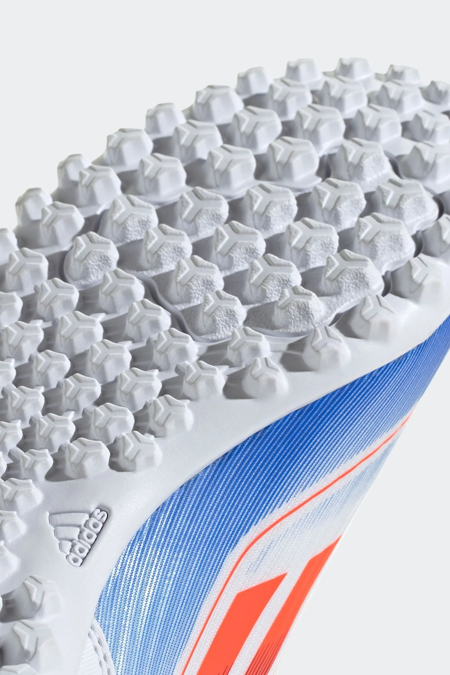 adidas White/Blue/Red Football Boots