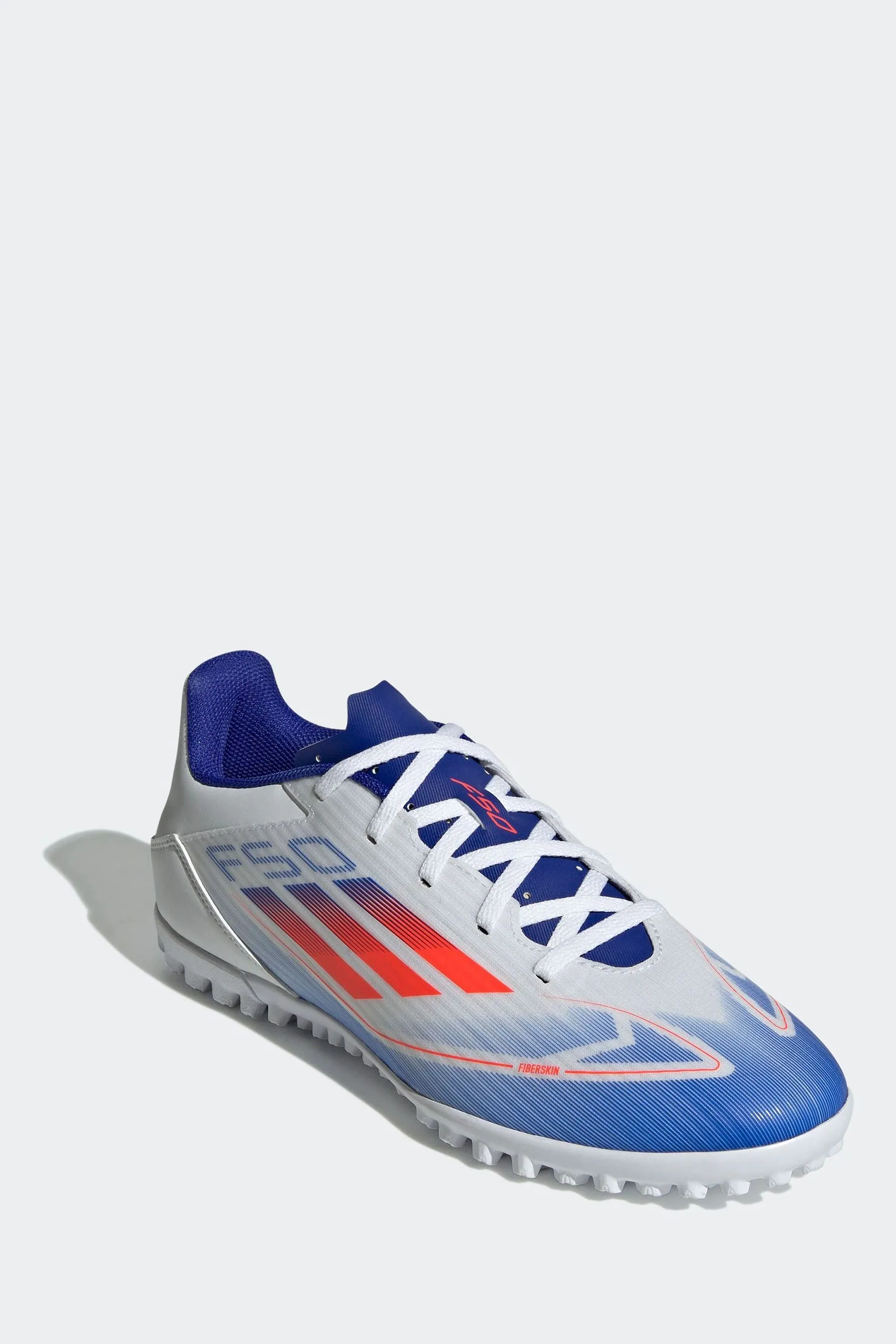 adidas White/Blue/Red Football Boots