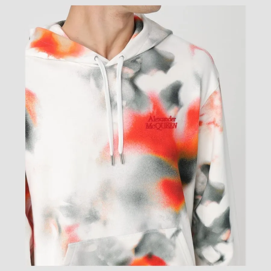 alexander mcqueen  |Flower Patterns Street Style Long Sleeves Cotton Logo