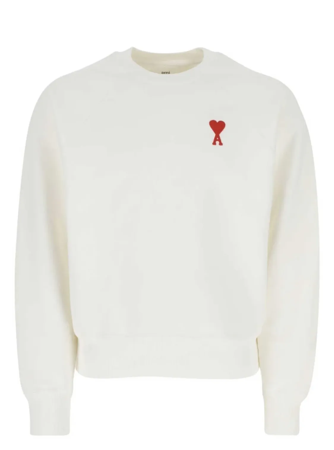 AMI PARIS  |Crew Neck Heart Unisex Long Sleeves Plain Logo