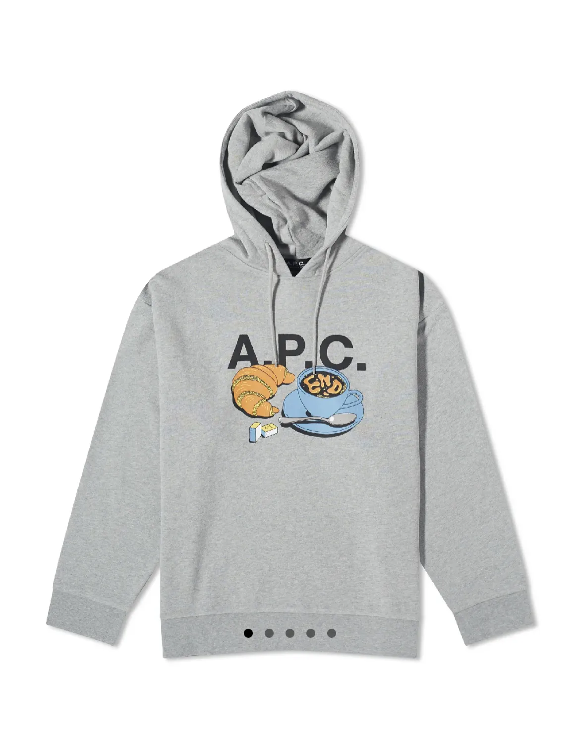 A.P.C.  |Unisex Sweat Street Style Collaboration Long Sleeves Cotton