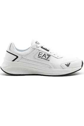 Armani EA7 Leather Sneakers White