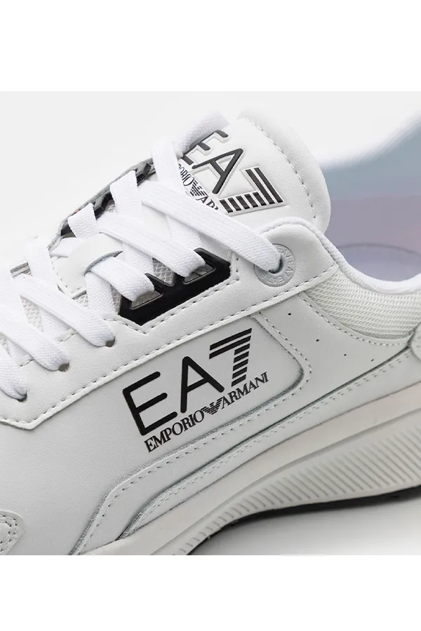 Armani EA7 Leather Sneakers White