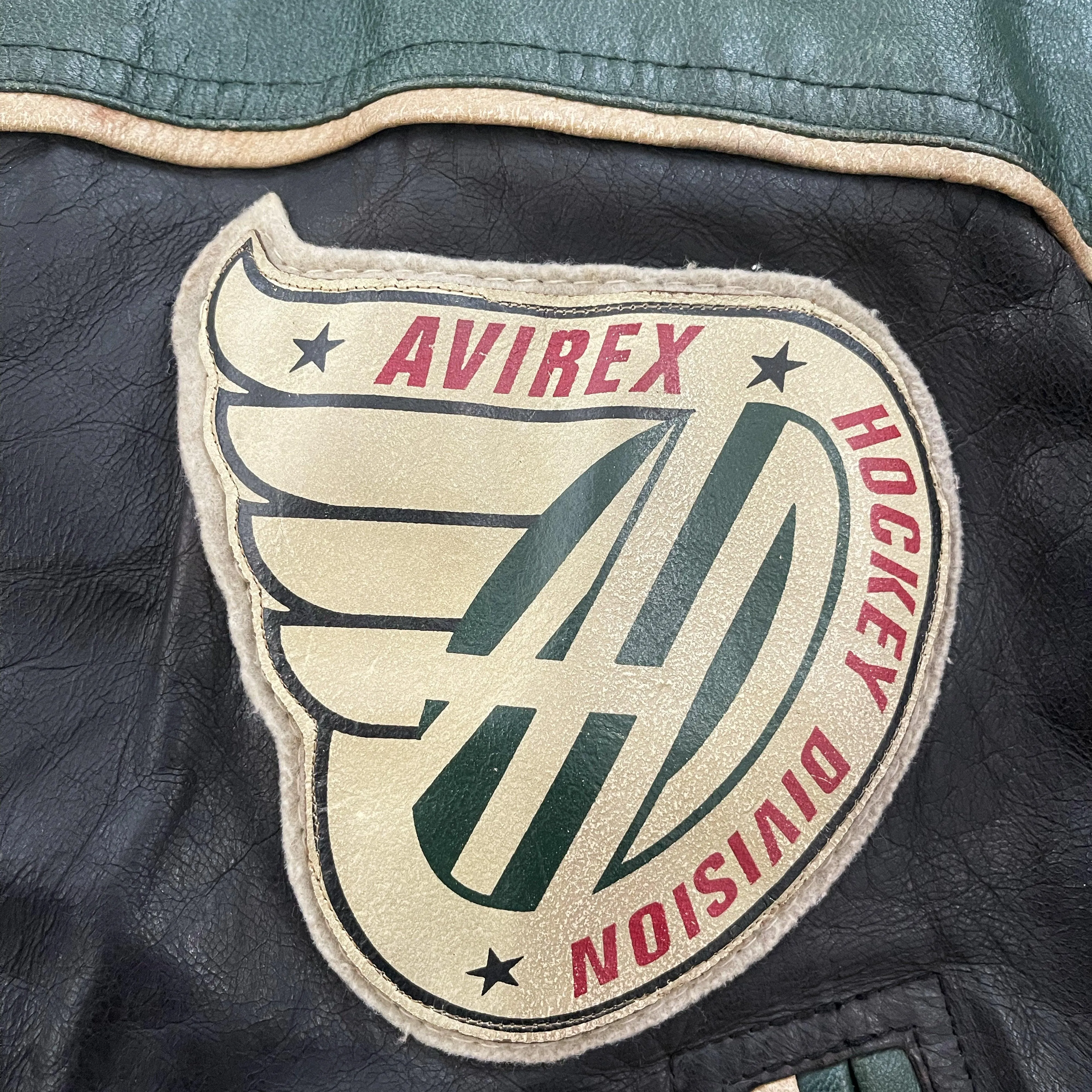 Avirex Leather Varsity Jacket