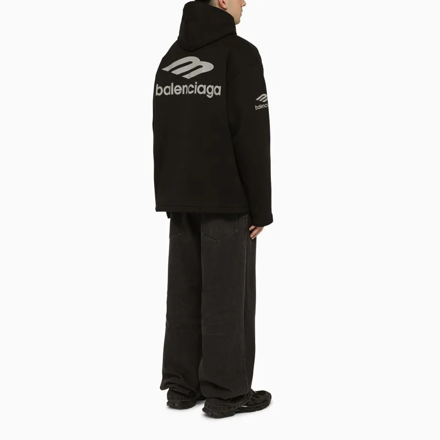 BALENCIAGA  |Street Style Long Sleeves Cotton Oversized Logo Luxury