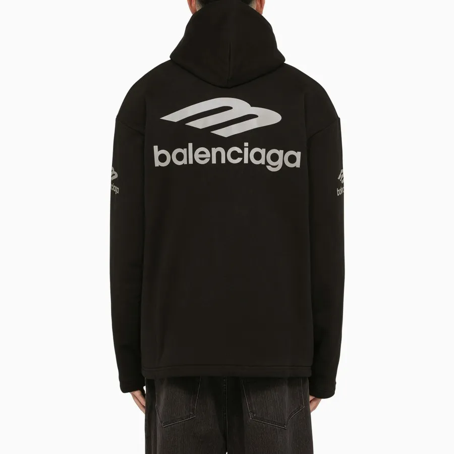 BALENCIAGA  |Street Style Long Sleeves Cotton Oversized Logo Luxury