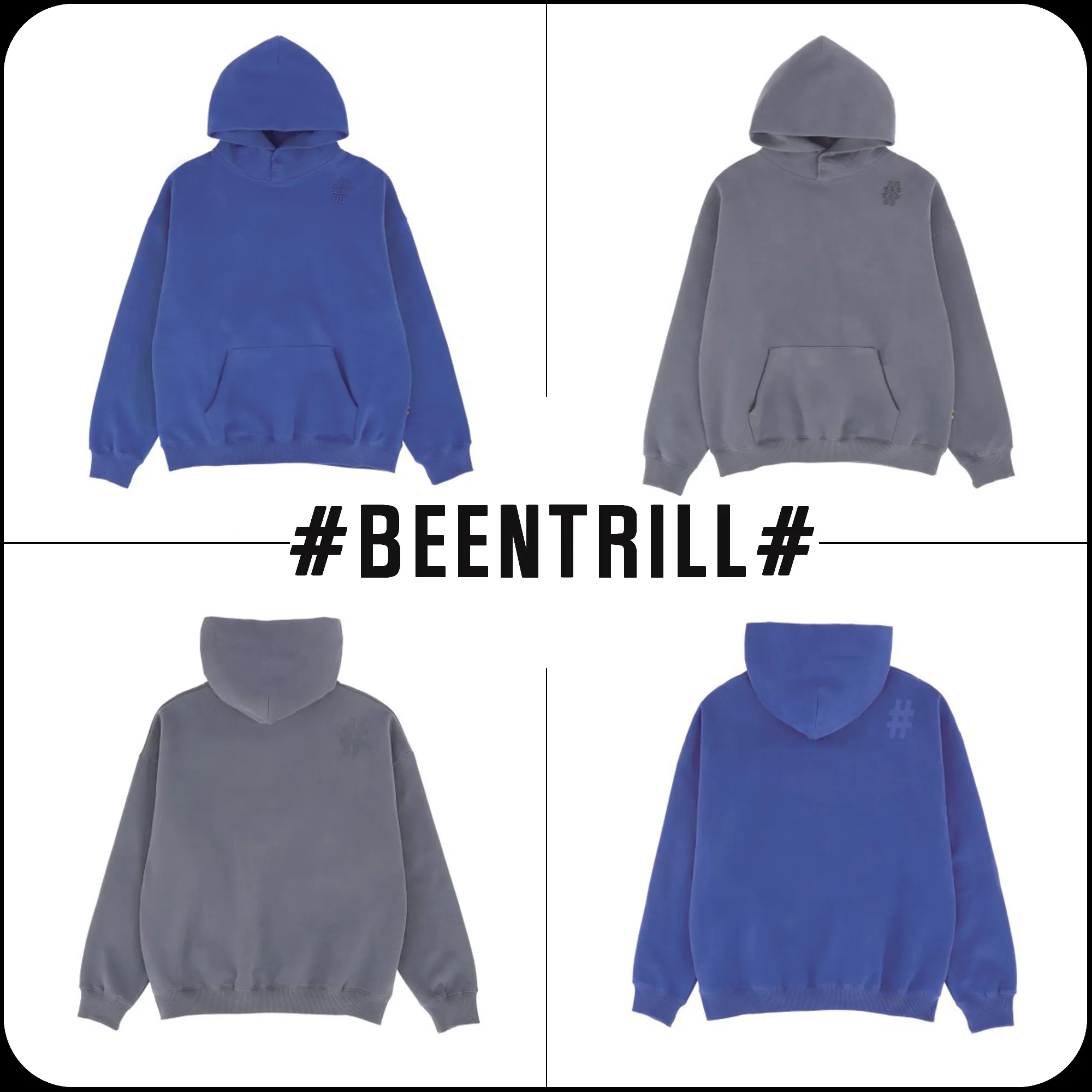 BEEN TRILL  |[BEENTRILL]★MINI HASHTAG OVERFIT NAPPING HOODIE