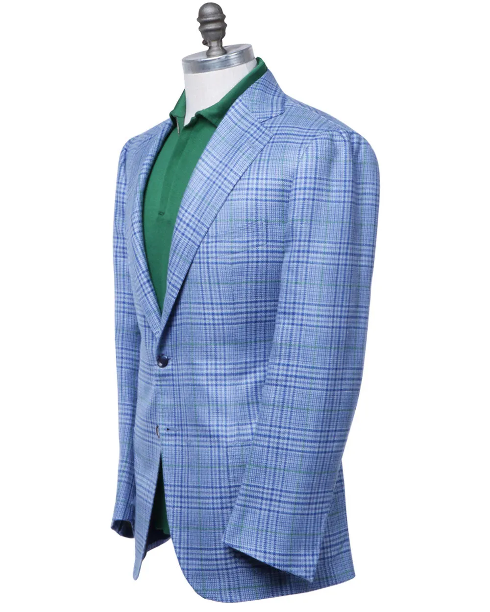 Blue and Green Plaid Sportcoat