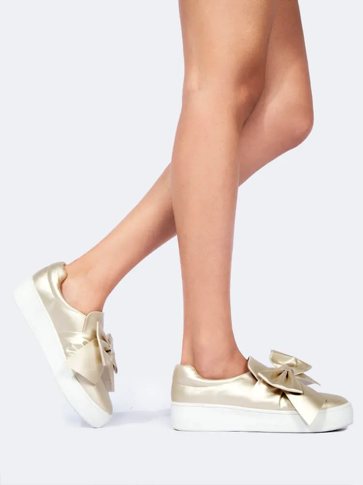 Bow Slip On Sneakers