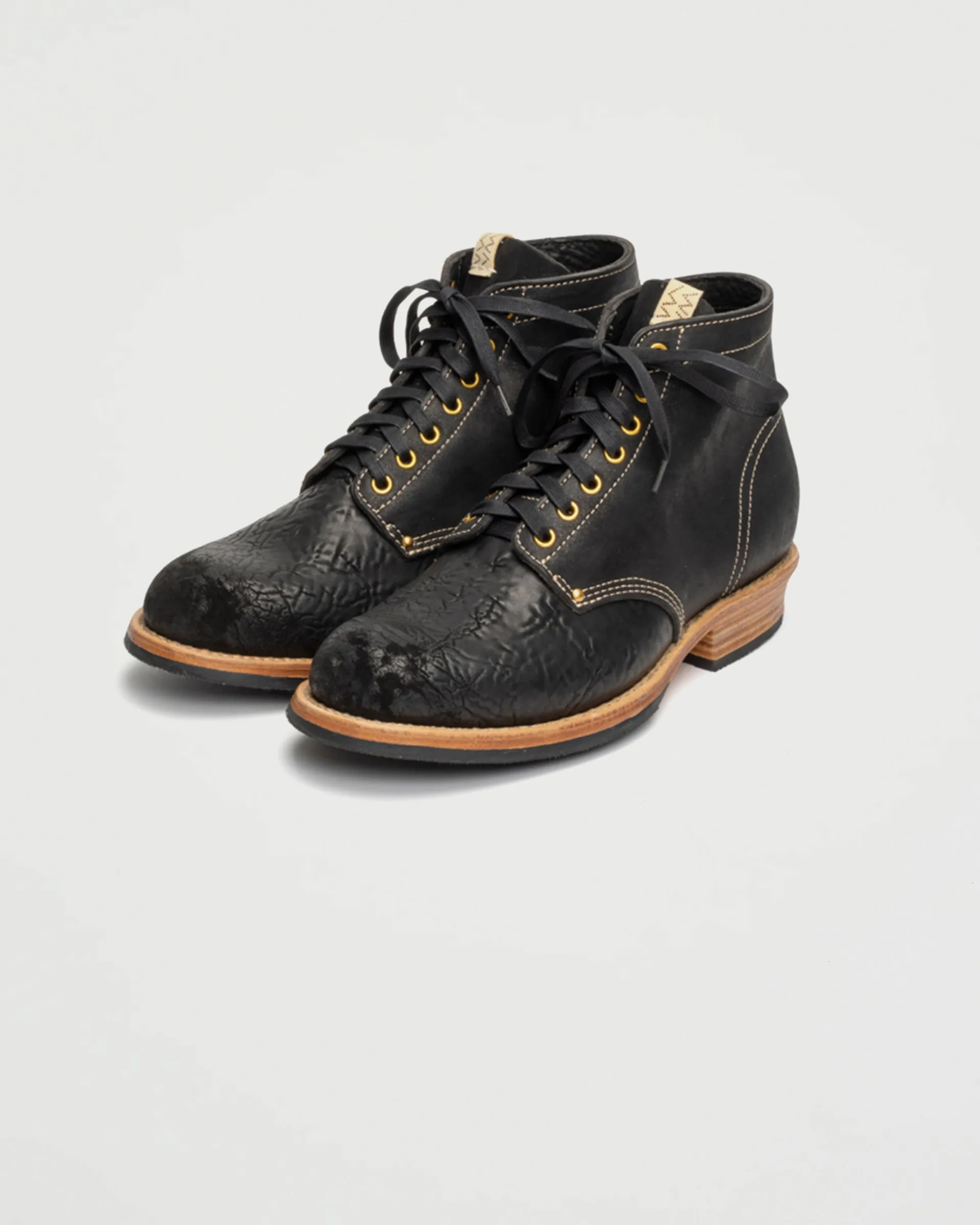 Brigadier Boots Folk Black