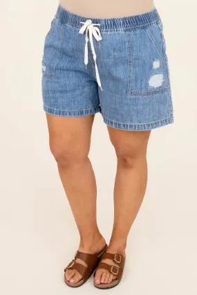 Catch The Tide Shorts, Denim