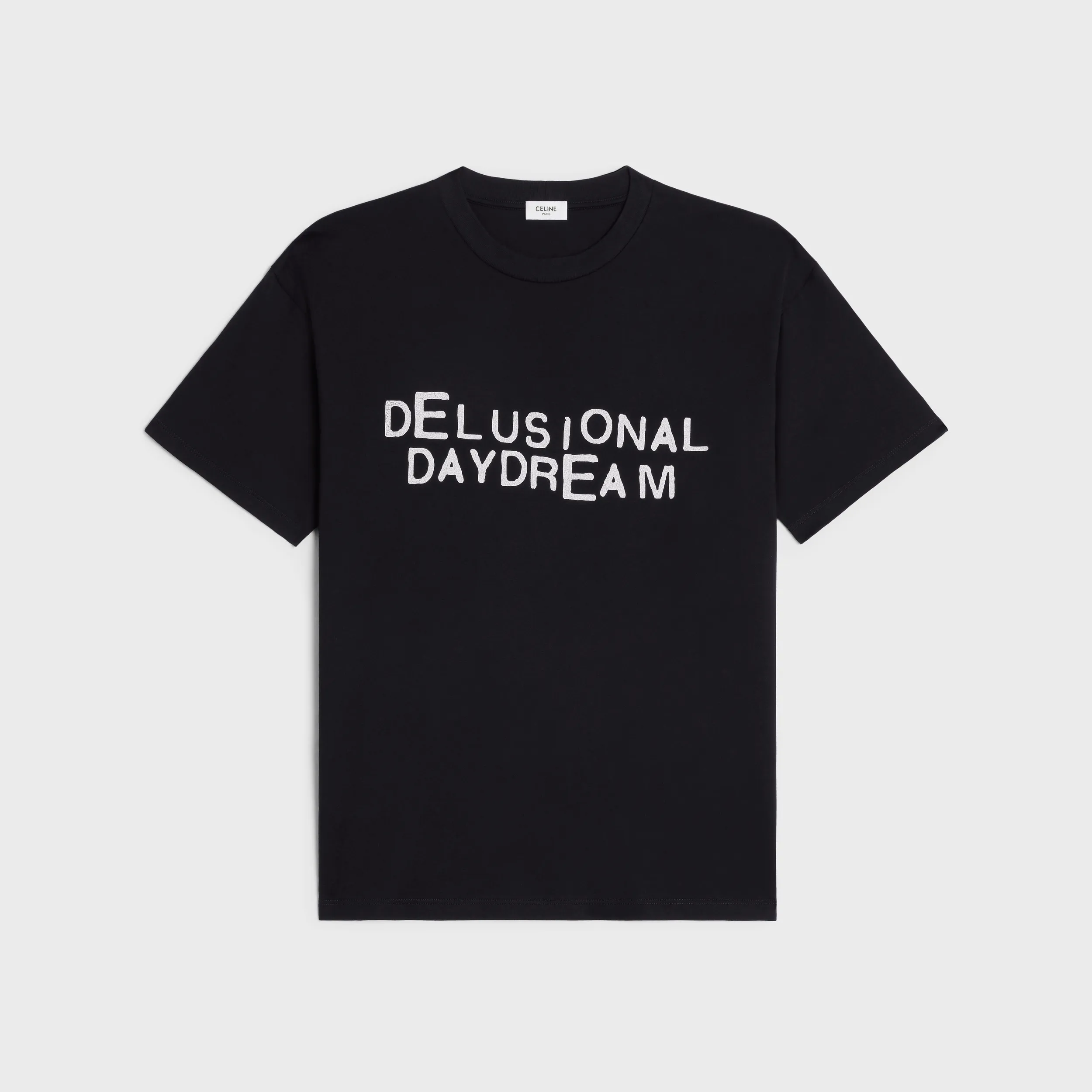 CELINE  |DELUSIONAL DAYDREAM T-SHIRT IN COTTON  2X59M671Q.38AW