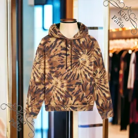 CELINE  |Leopard Patterns Unisex Wool Silk Street Style Long Sleeves