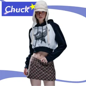 CHUCK  |Unisex Street Style Long Sleeves Oversized Logo