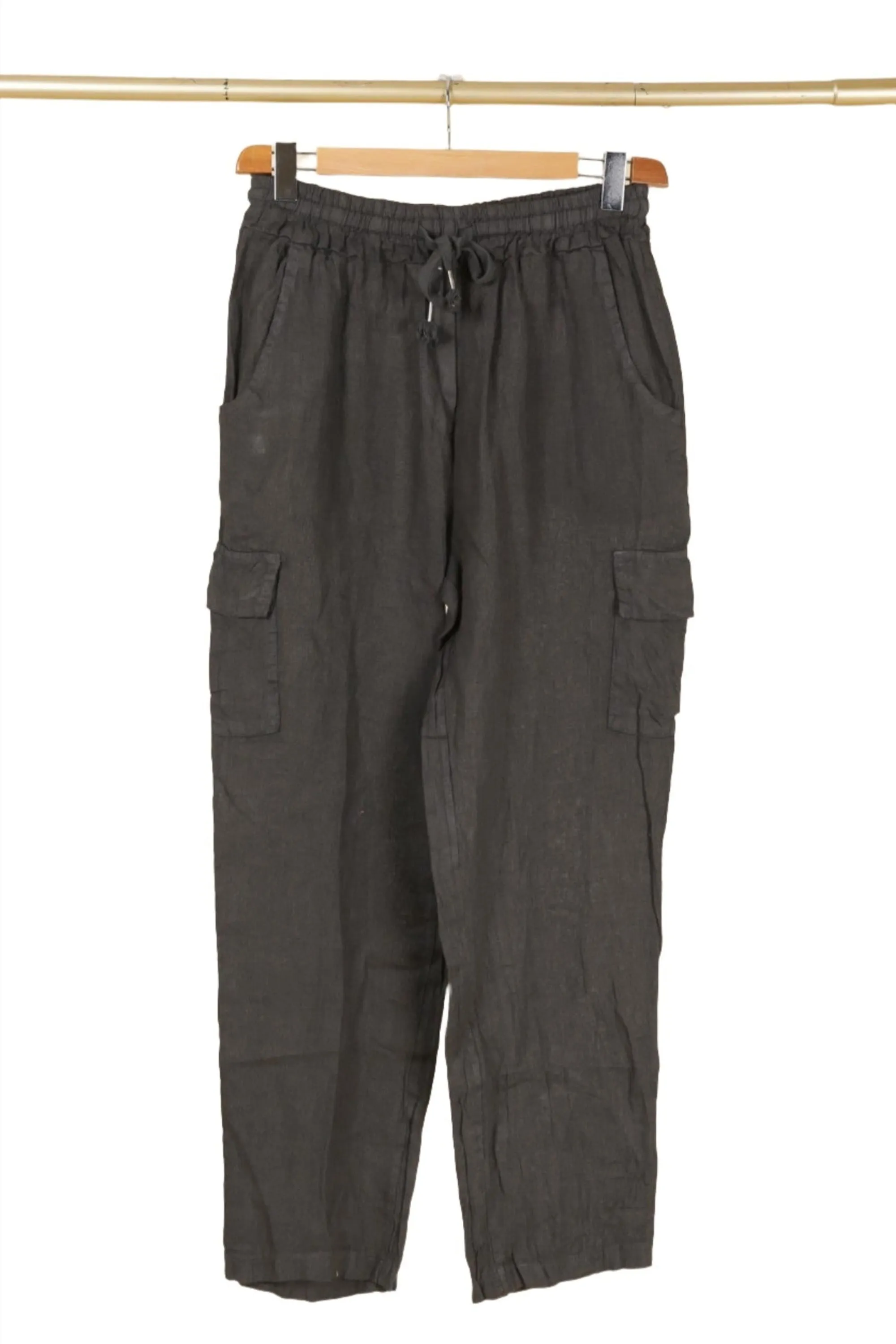 Clever Alice Linen Cargo Pants