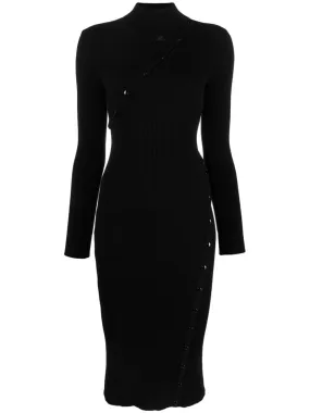 COURREGS Versatile Rib Knit Dress for Women