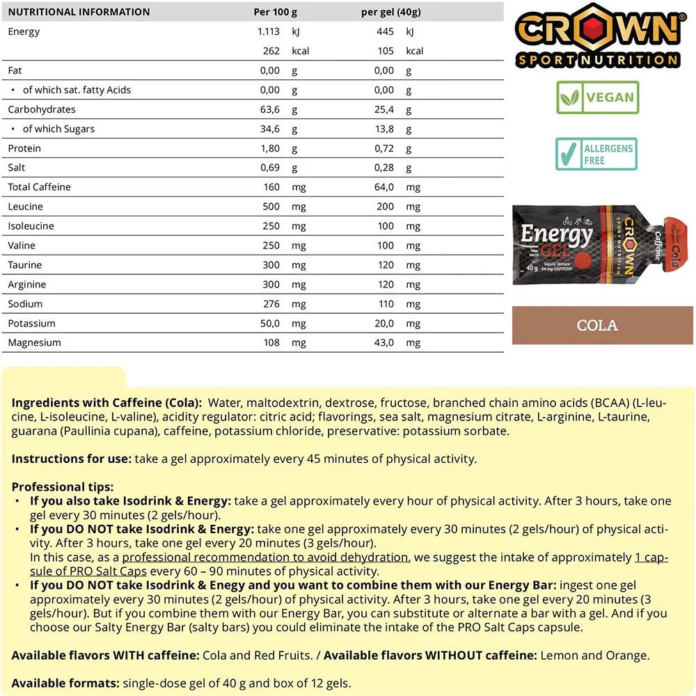 CROWN Energy Gel