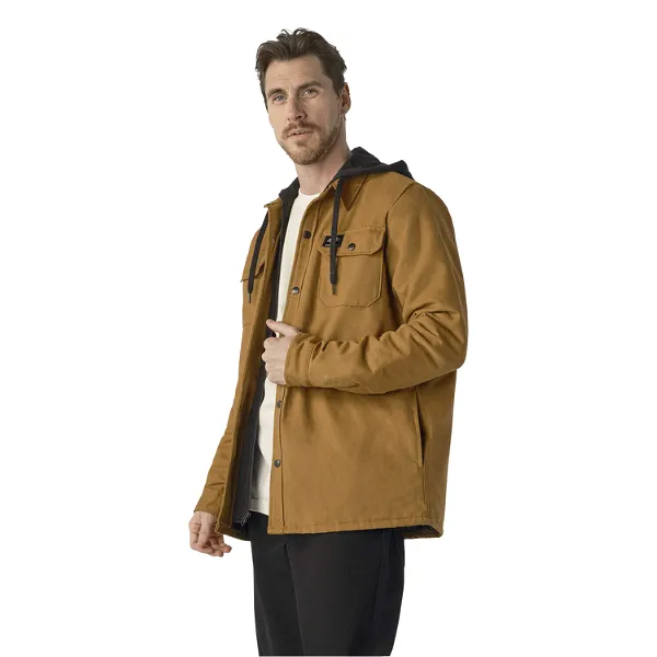 Dickies Skateboarding Duck Shirt Jacket - Brown Duck