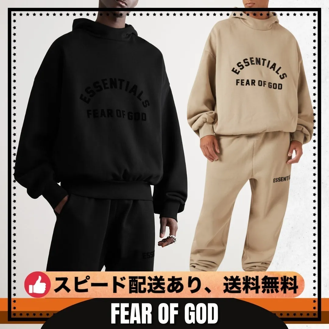 FEAR OF GOD  |Unisex Street Style Collaboration Skater Style Hoodies