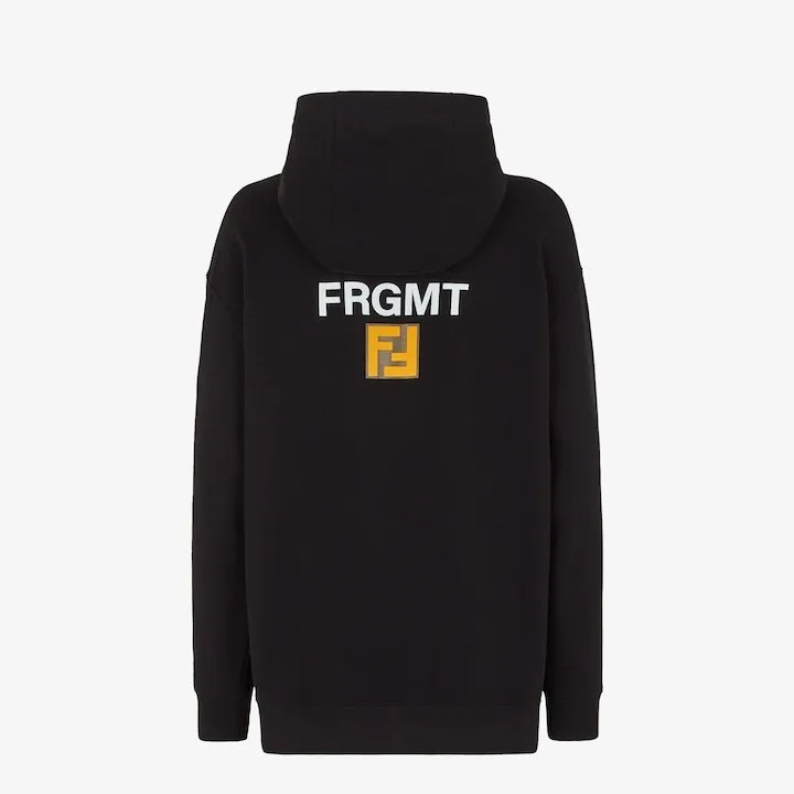 FENDI  |Monogram Street Style Long Sleeves Cotton Oversized Logo