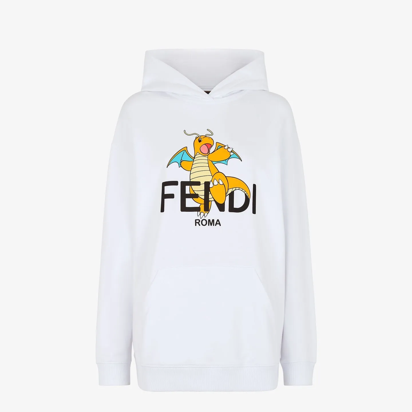 FENDI  |Monogram Street Style Long Sleeves Cotton Oversized Logo