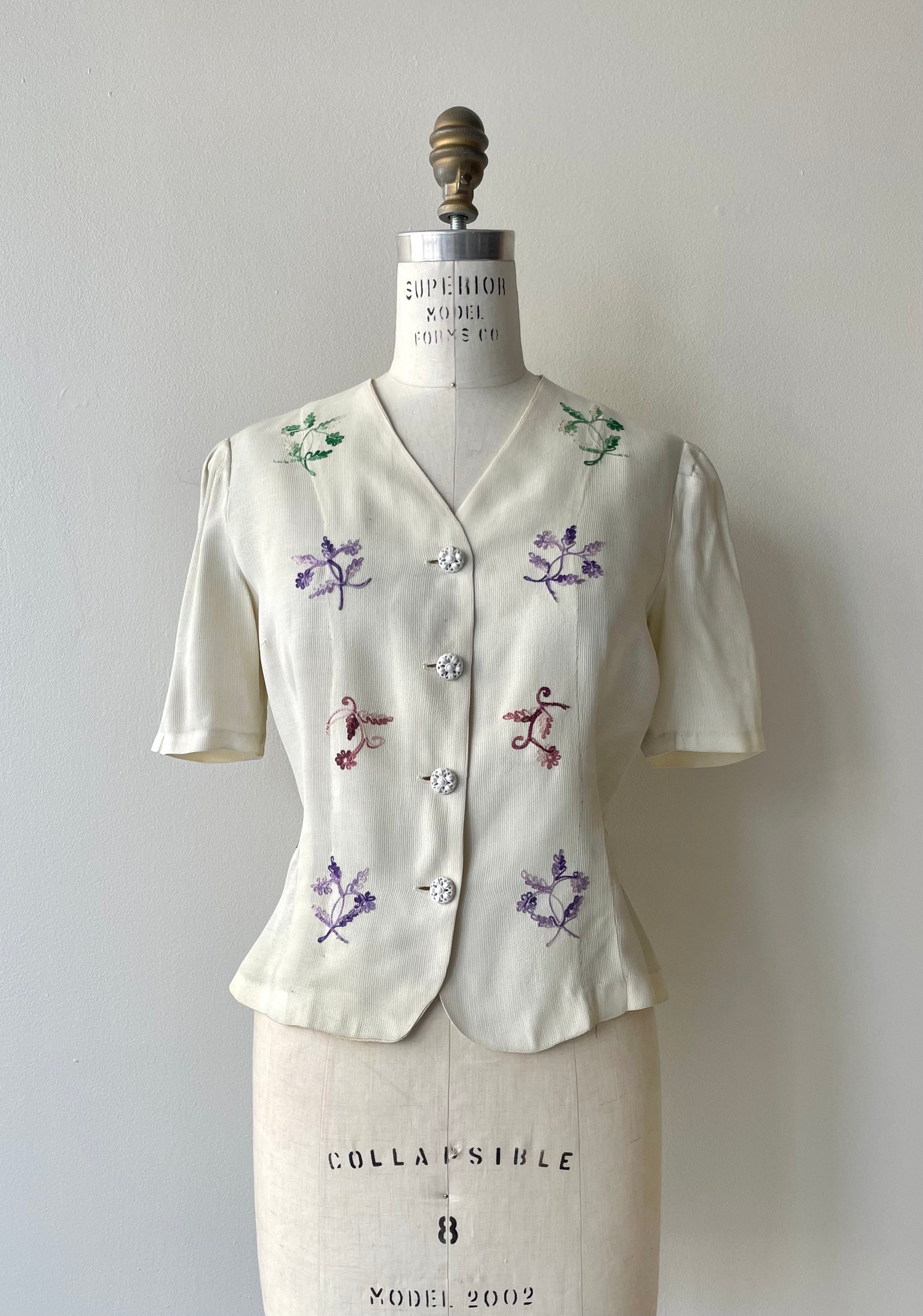 Flora Blouse | 1940s