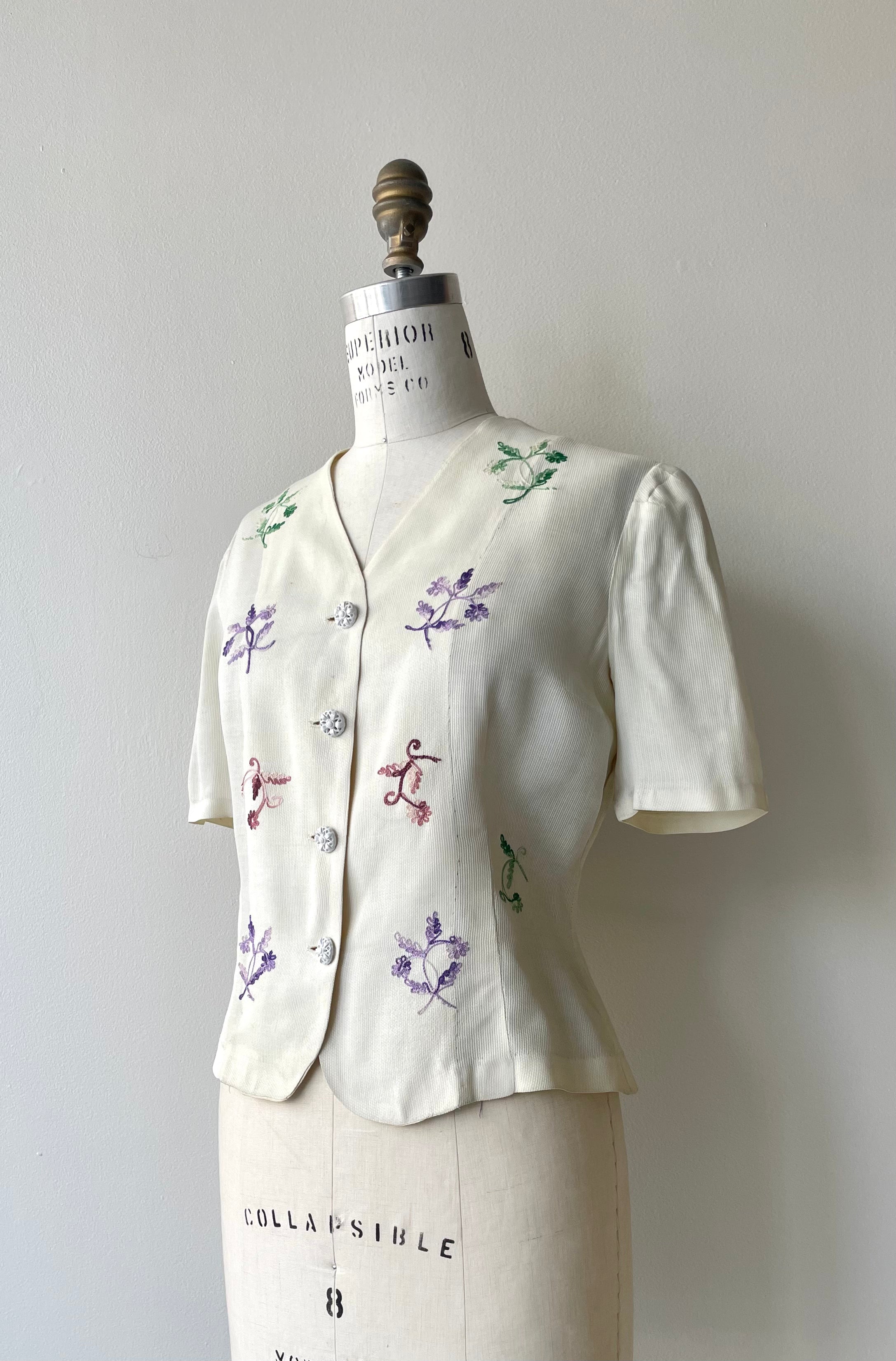 Flora Blouse | 1940s