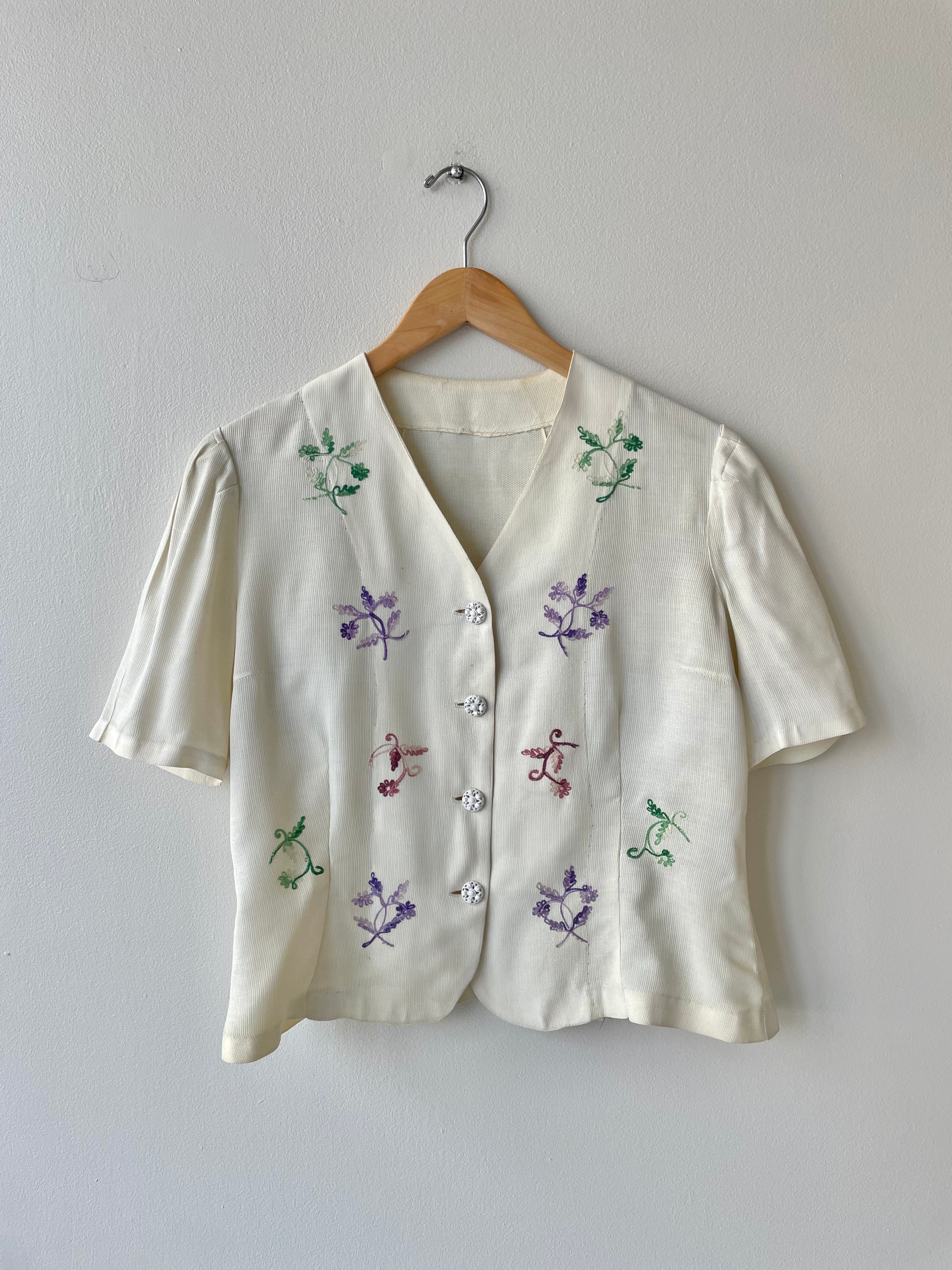 Flora Blouse | 1940s