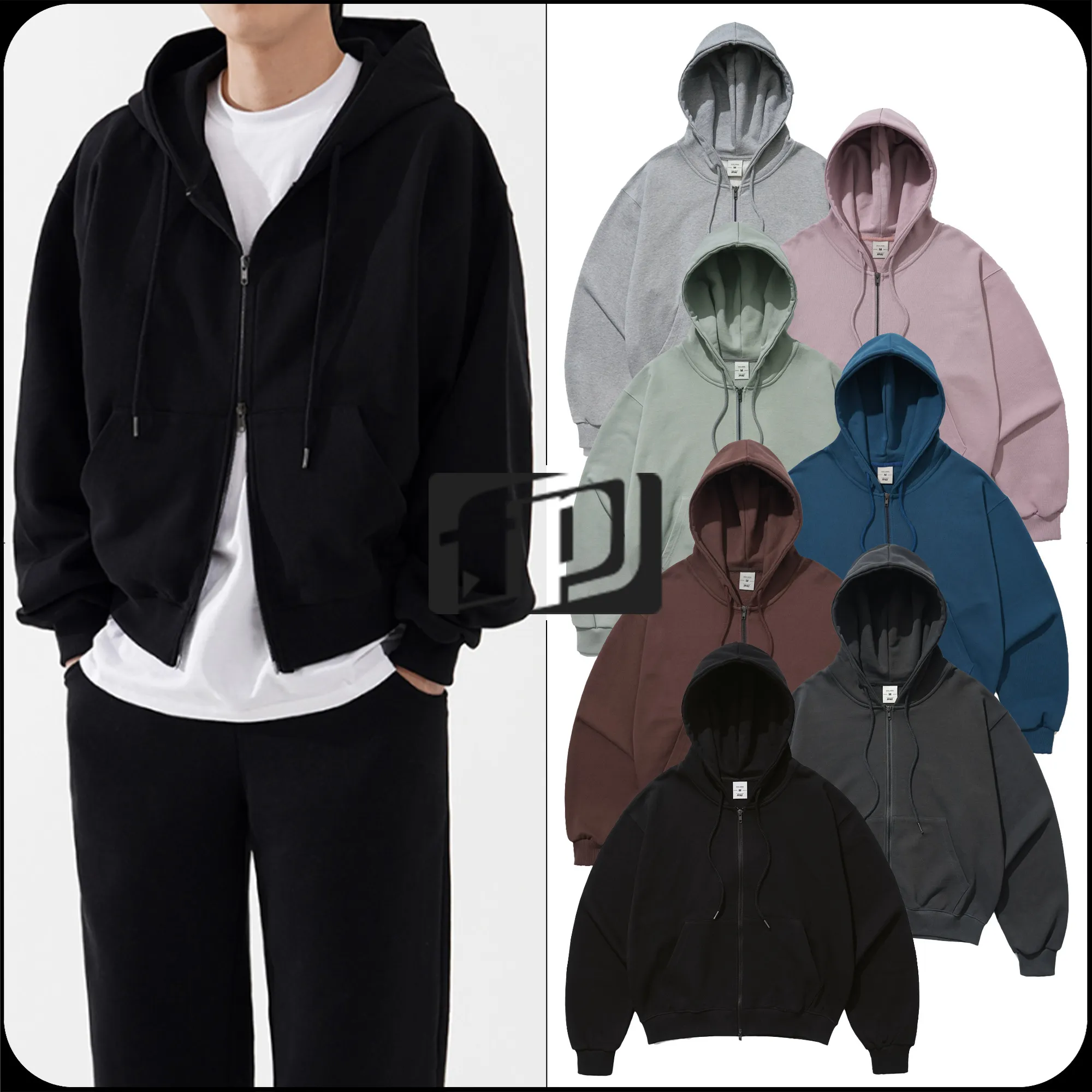 FP142  |【FEPL】★DEAR TODAY HOOD ZIP UP