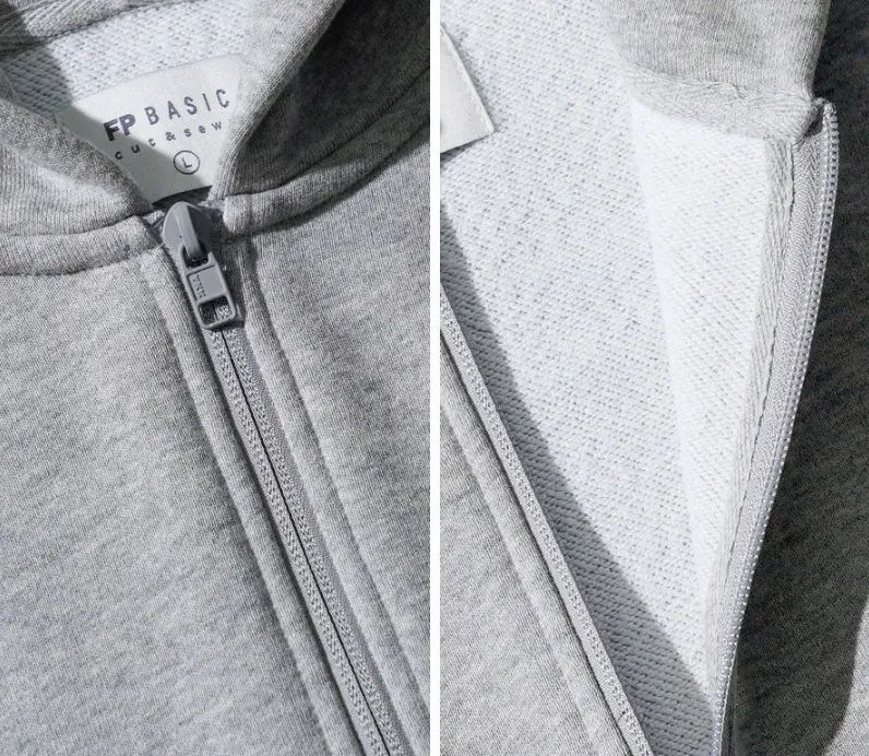 FP142  |【FEPL】★FLOW MINIMAL HALF ZIP-UP HOODIE