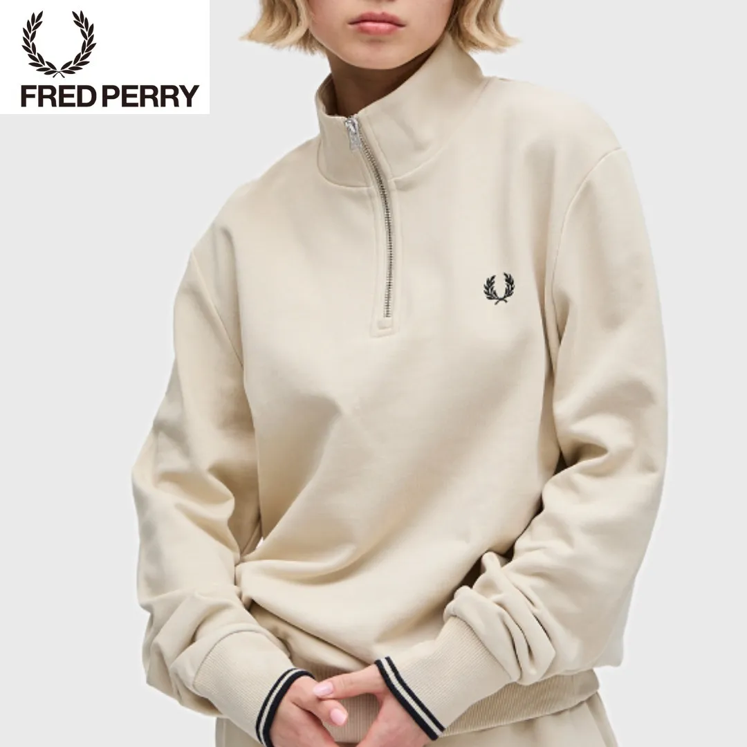 FRED PERRY  |Unisex Street Style Long Sleeves Plain Logo