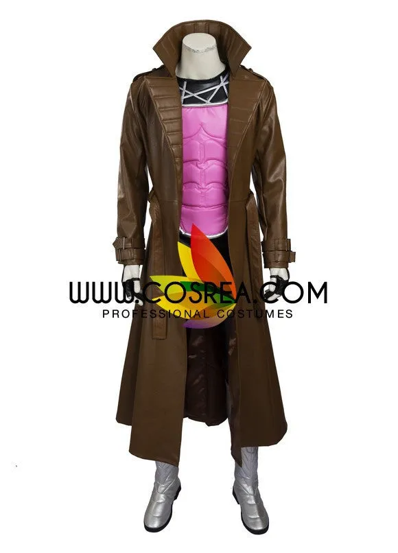 Gambit PU Leather Cosplay Costume