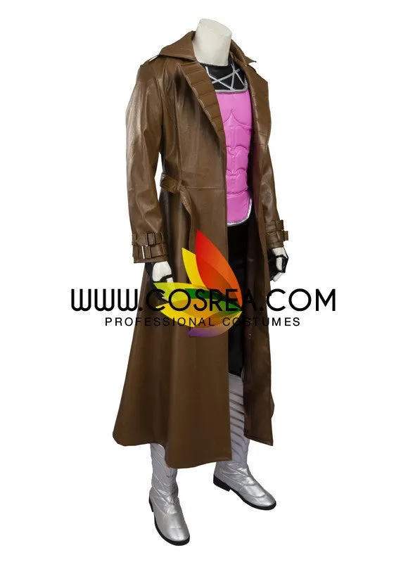 Gambit PU Leather Cosplay Costume