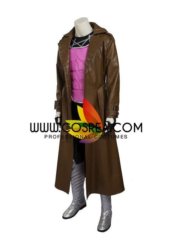 Gambit PU Leather Cosplay Costume