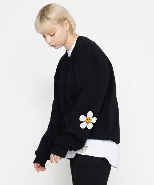 GRAVER  |[GRAVER]★ELBOW FLOWER DOT SWEATSHIRT