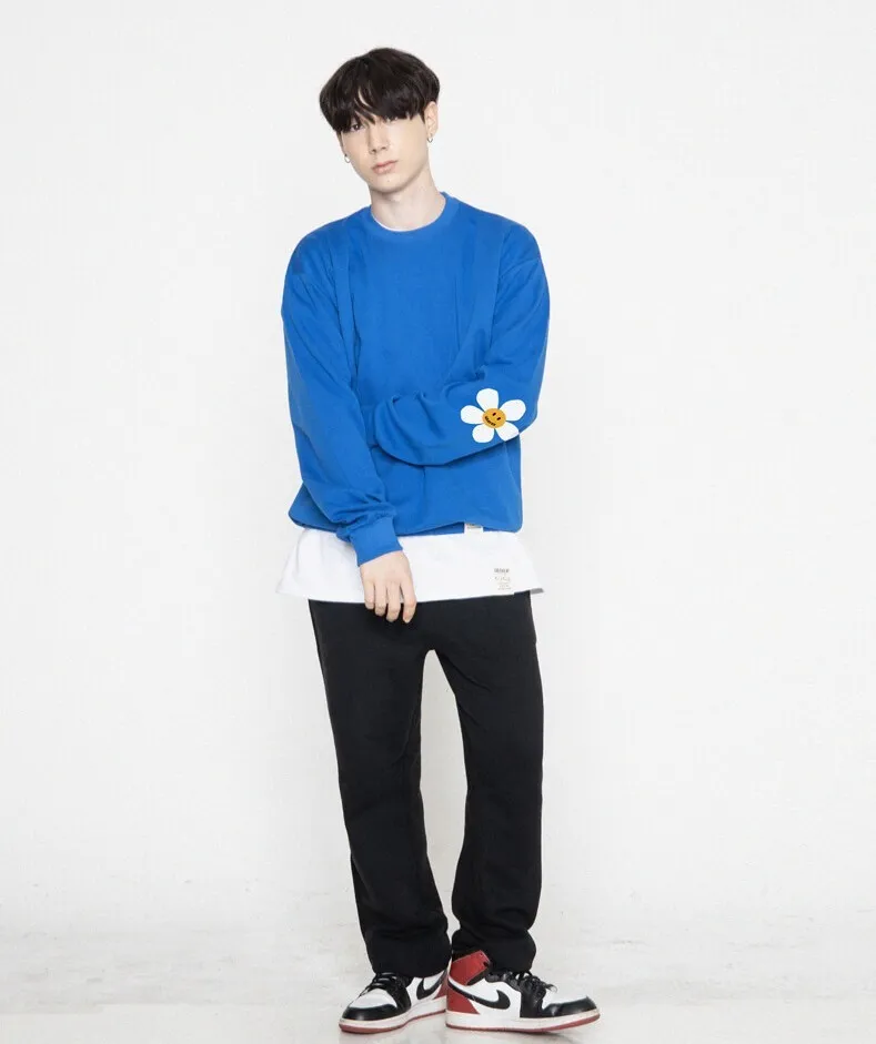 GRAVER  |[GRAVER]★ELBOW FLOWER DOT SWEATSHIRT