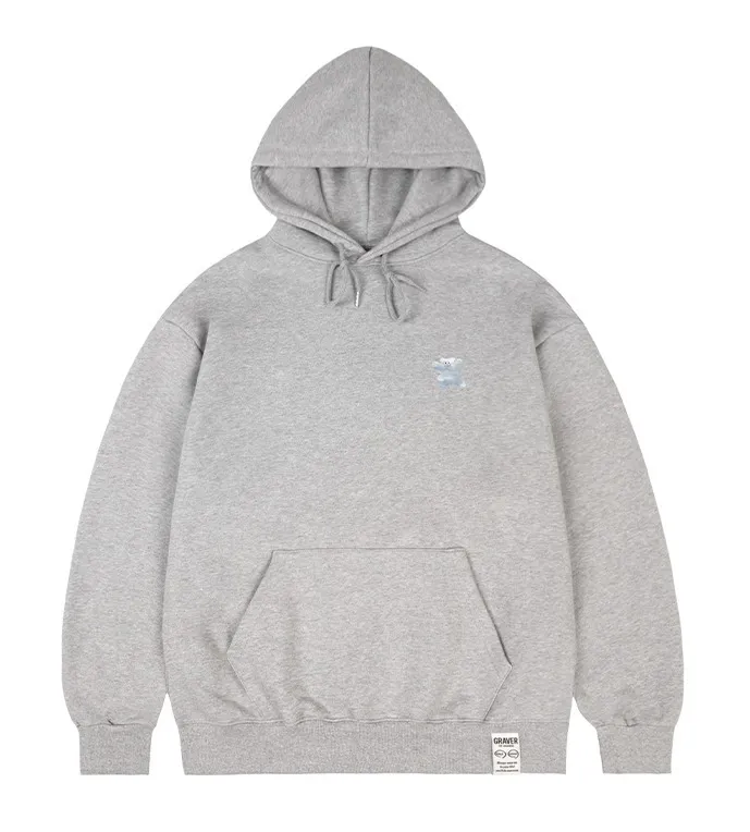 GRAVER  |[GRAVER]★SMALL CLOUD BEAR SMILE HOODIE