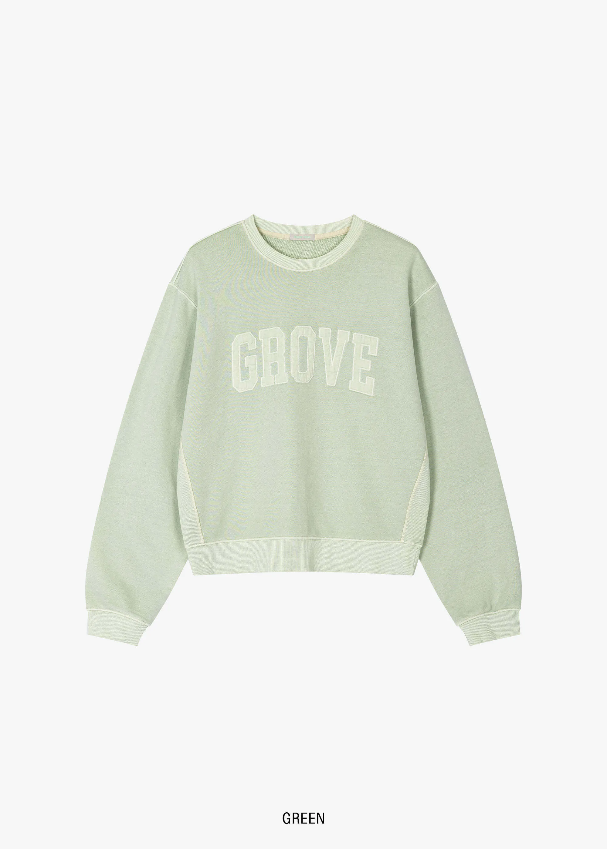 GROVE  |Street Style Long Sleeves Plain Cotton Logo