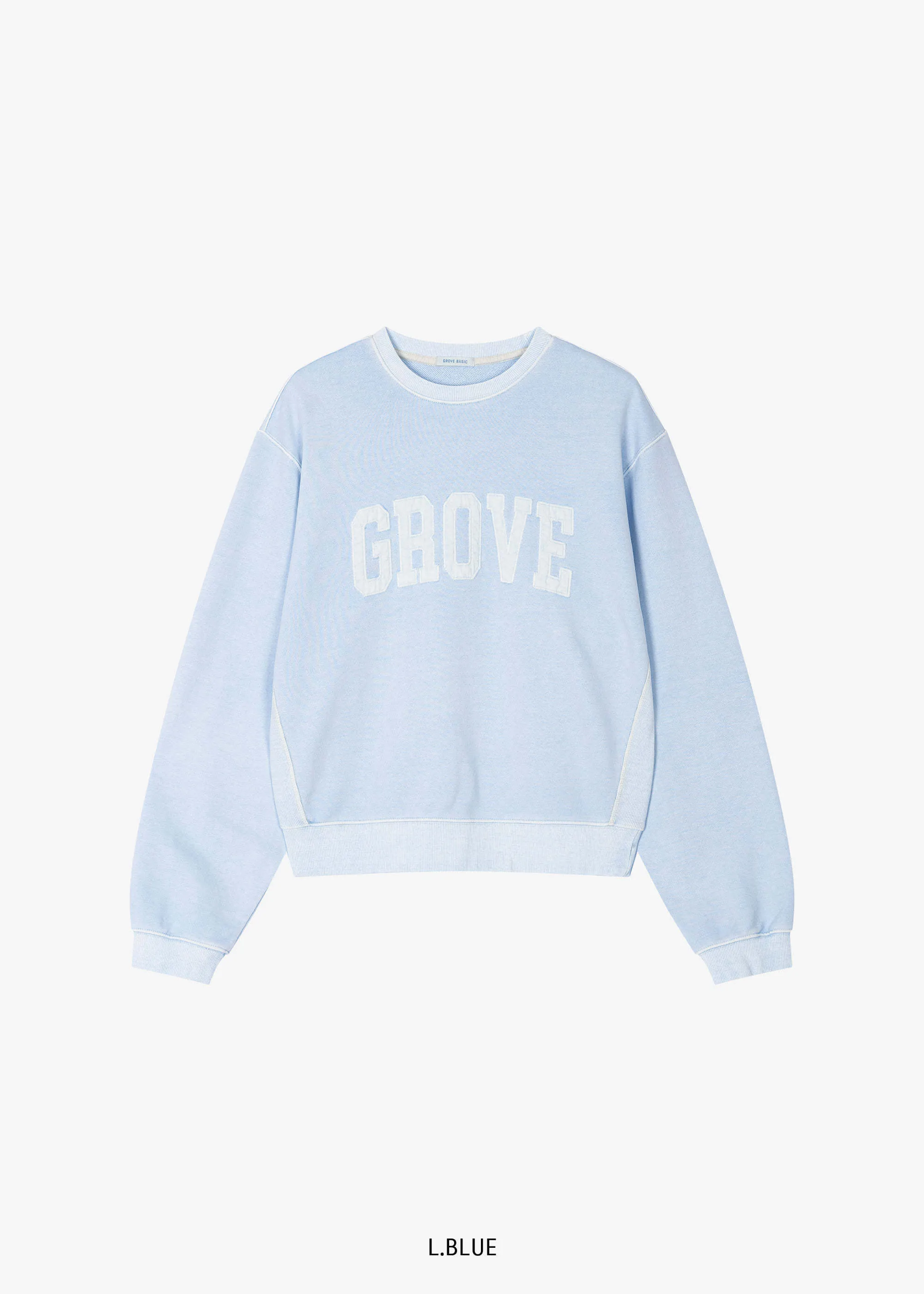 GROVE  |Street Style Long Sleeves Plain Cotton Logo