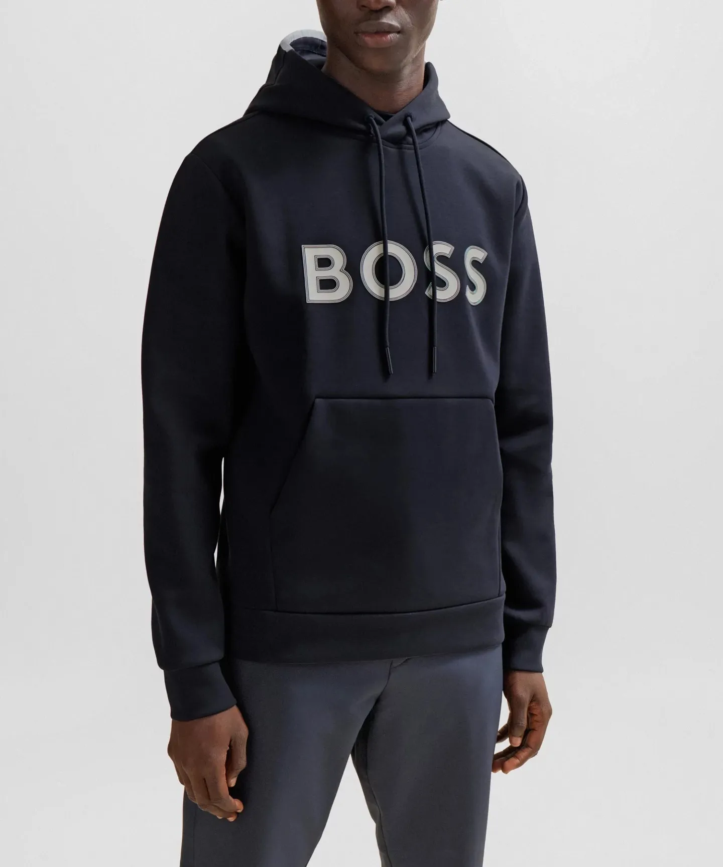 Hugo Boss  |Unisex Street Style Long Sleeves Plain Logo Hoodies