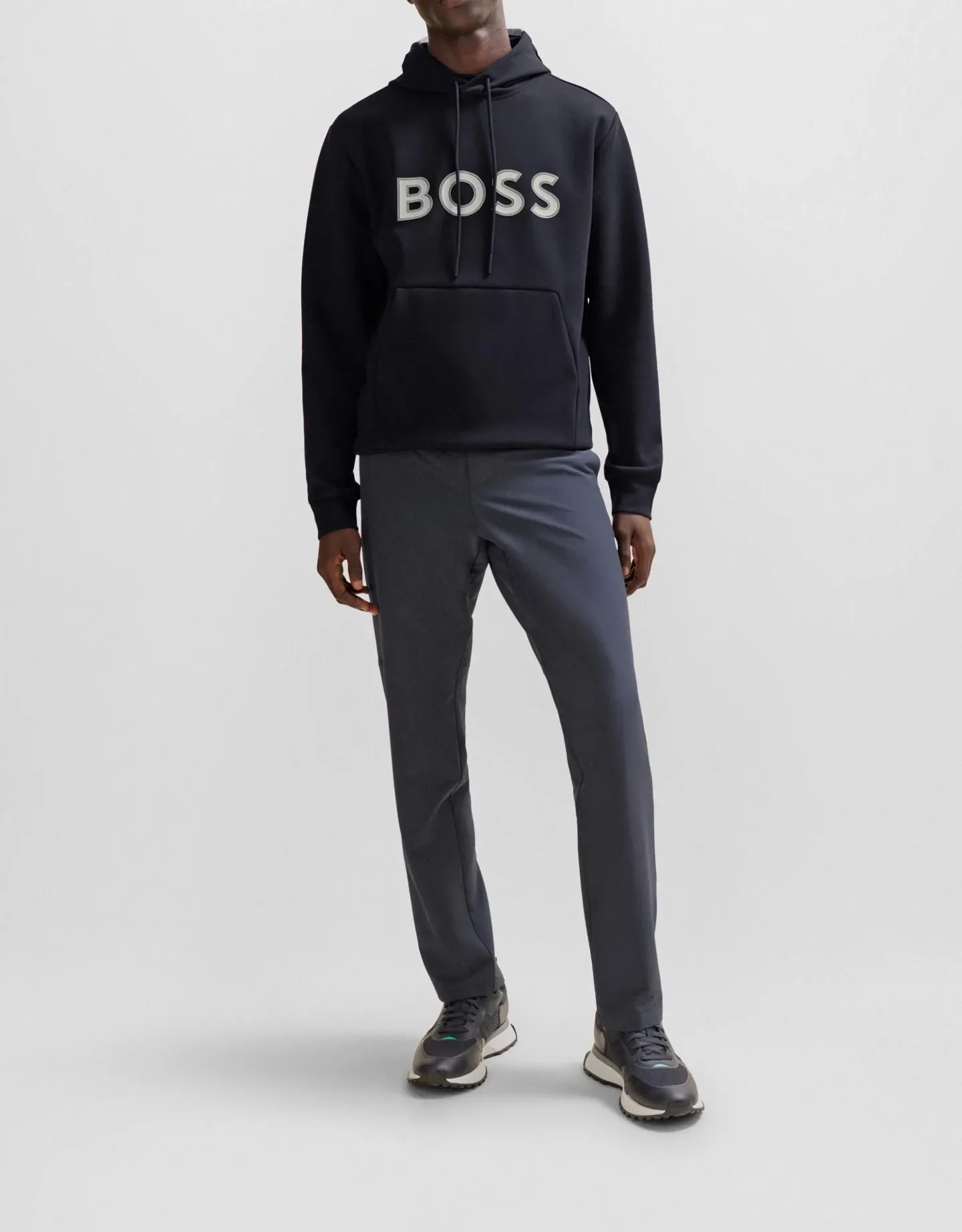 Hugo Boss  |Unisex Street Style Long Sleeves Plain Logo Hoodies