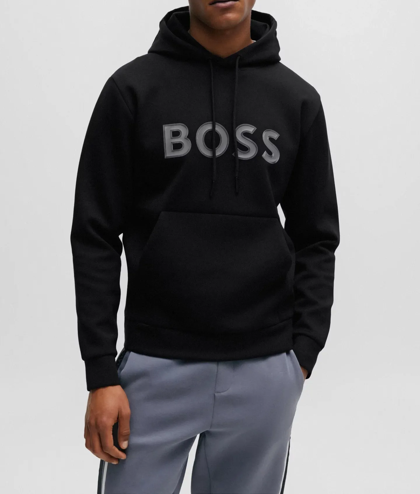 Hugo Boss  |Unisex Street Style Long Sleeves Plain Logo Hoodies