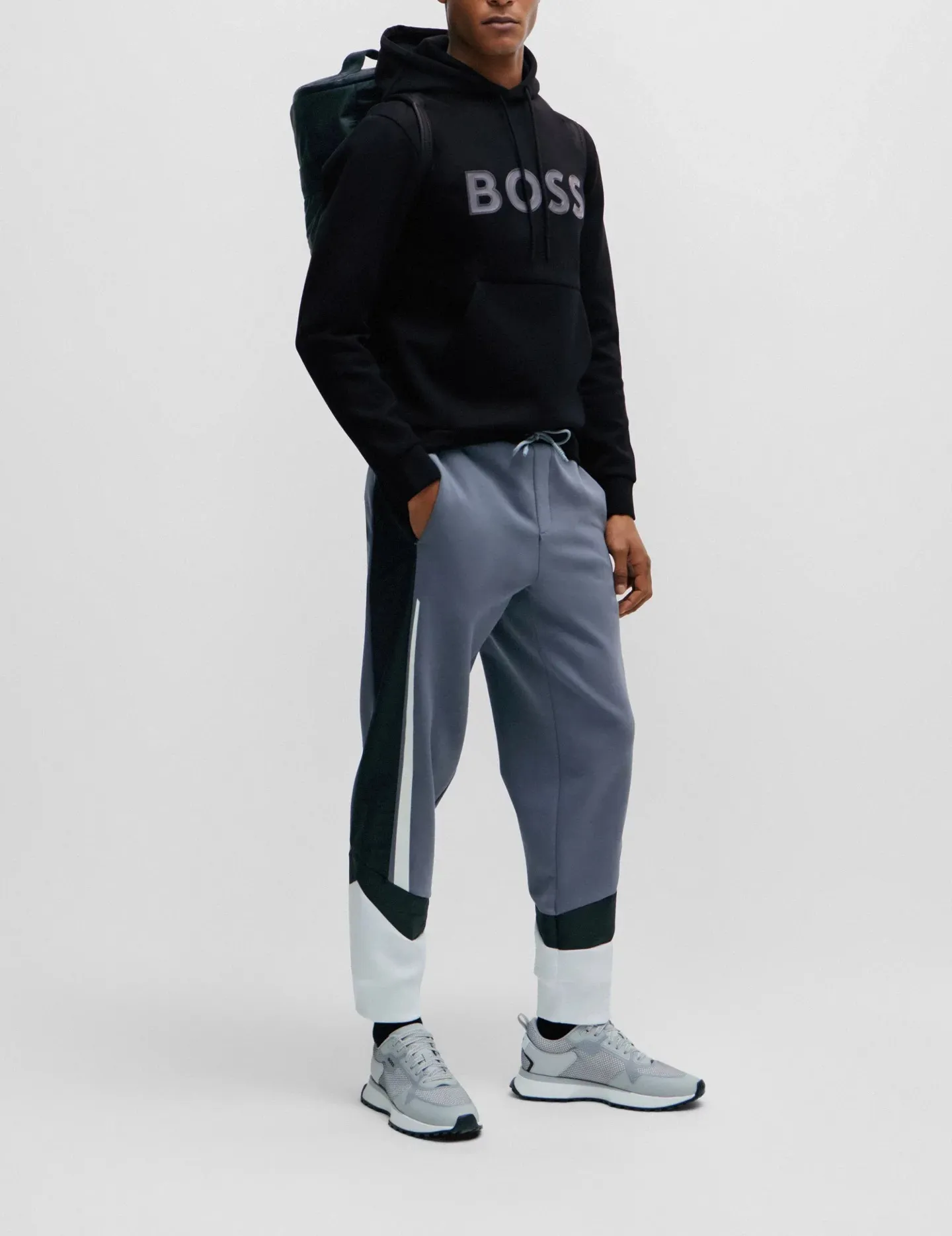 Hugo Boss  |Unisex Street Style Long Sleeves Plain Logo Hoodies