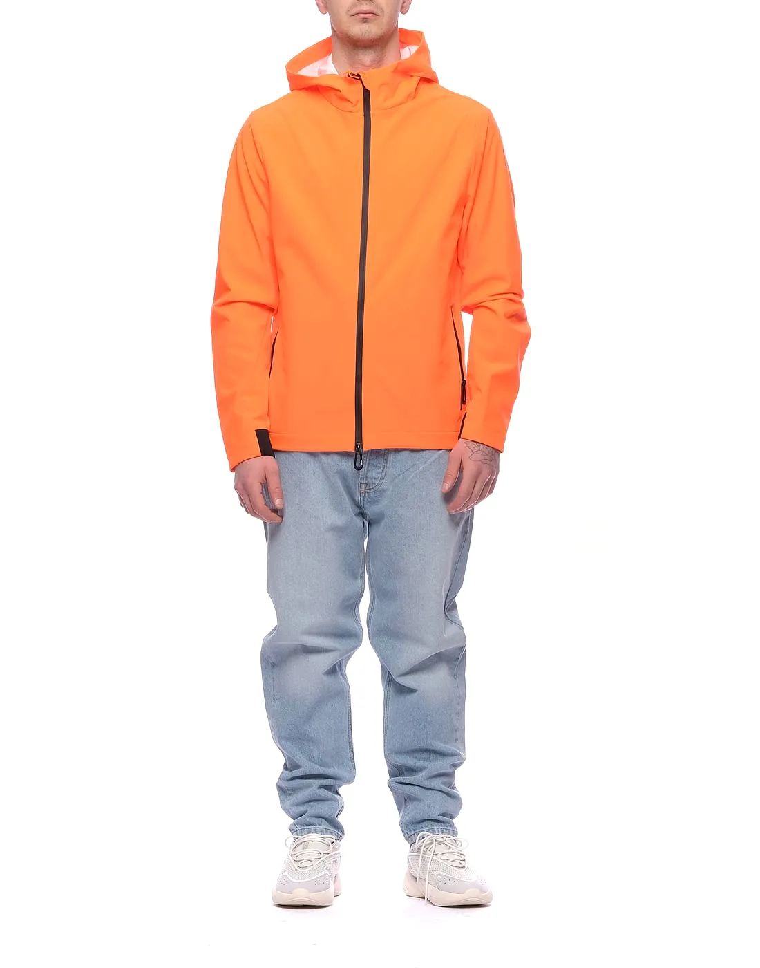 Jacket for man GBS01003 U Orange fluo Suns