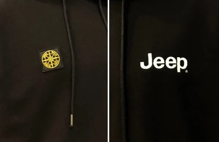 JEEP  |Street Style Long Sleeves Plain Logo Hoodies