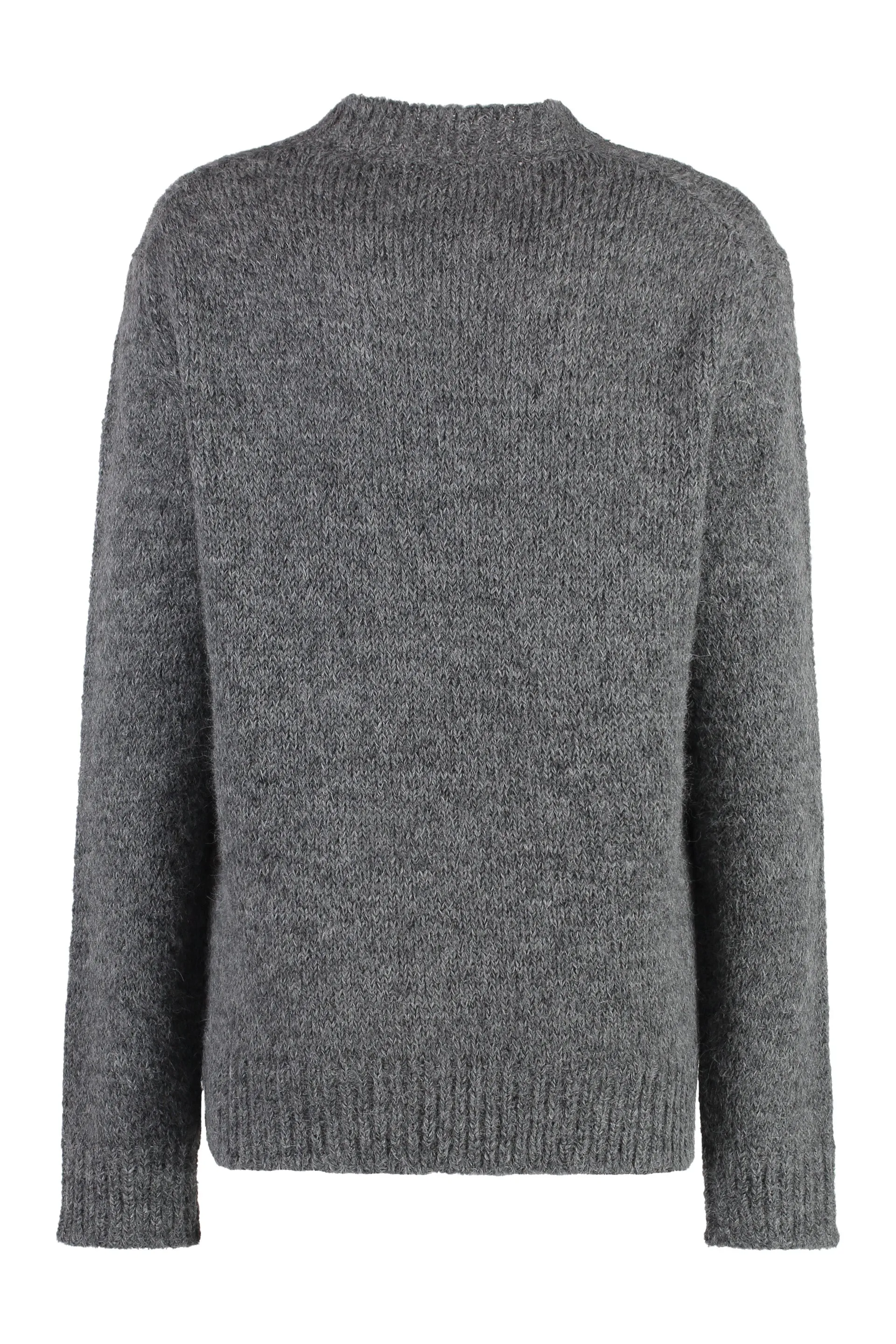 JIL SANDER Luxurious Alpaca-Wool Blend Crew Neck Sweater