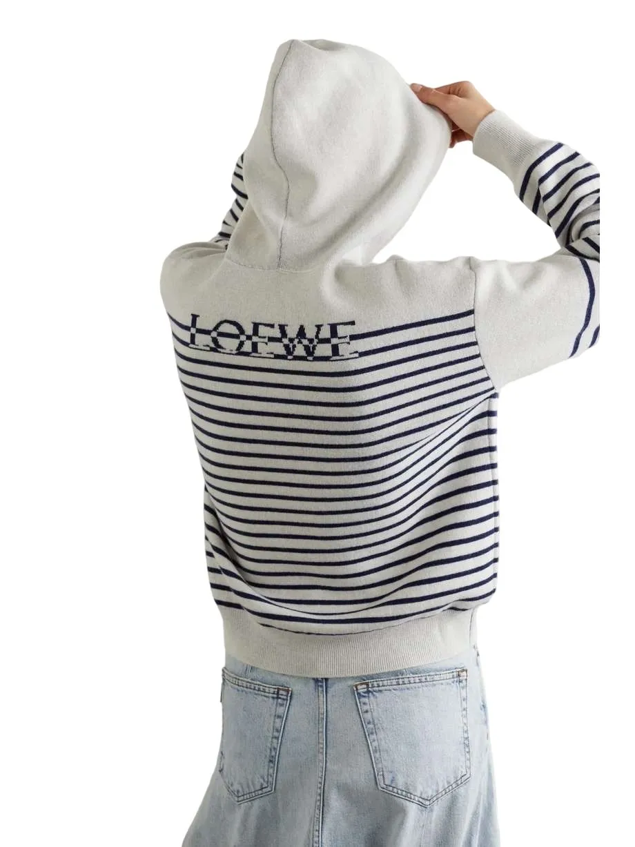 LOEWE  |Stripes Wool Street Style Long Sleeves Logo