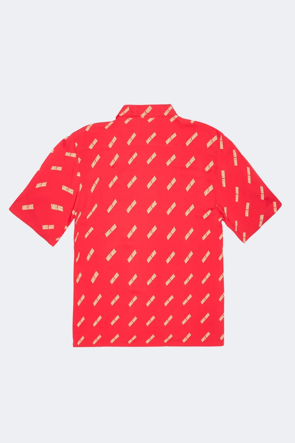 Logo Print Bowling Shirt