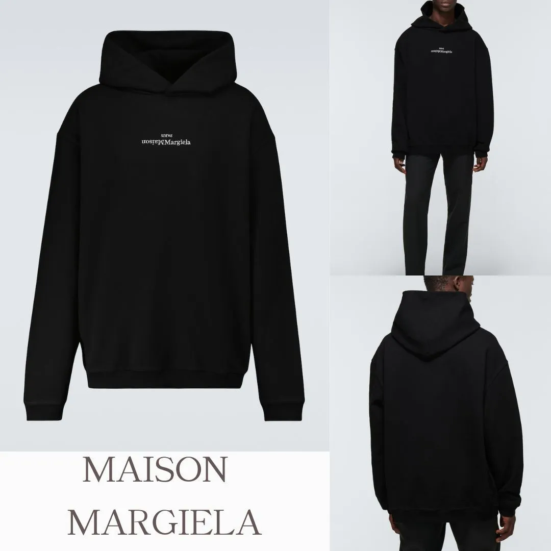 Maison Margiela  |Unisex Street Style Long Sleeves Plain Cotton Logo Designers