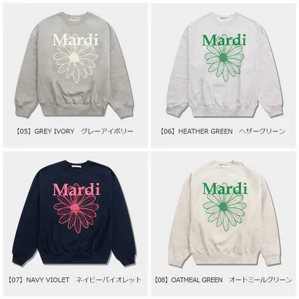 Mardi Mercredi  |Unisex Street Style Plain Logo Hoodies & Sweatshirts